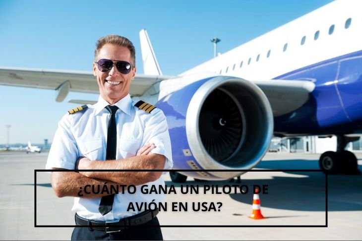 cuanto gana un piloto de avión en USA